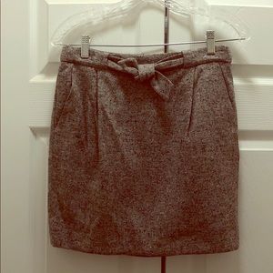 JCrew Wool Mini Skirt